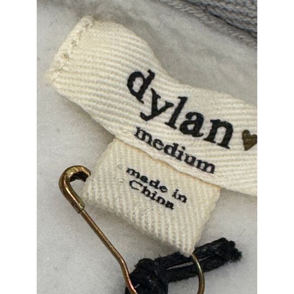 New New Dylan Hooded Open Front Cardigan Sweater Vest Womens M Gray Faux Fur - Picture 3 of 11